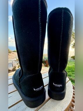 Koolaburra Black Tall Suede Boots with Plush Interior Women’s size 9. Brand new!